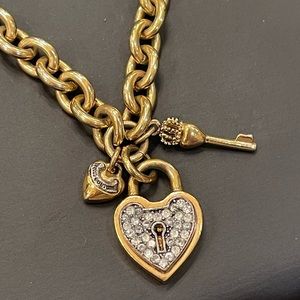 Juicy Couture Stoned Heart Necklace